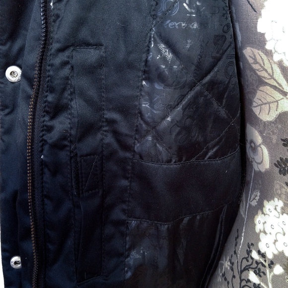 ZERO XPOSUR DOWN Coat Sz M Black Puffer Ski Jacket - Picture 6 of 8